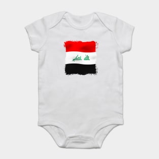 Iraq flag Baby Bodysuit